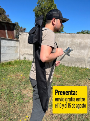 Kit asador motor 20kg con bolso + Estacas. Preventa / Envió gratis entre el 10 y el 15 de agosto.