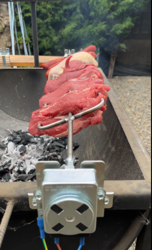 Kit asador motor 8kg sin bolso + Soportes de instalacíon. - Con Envío gratis!